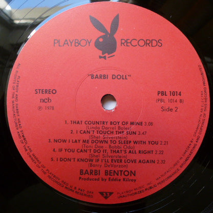 Barbi Benton : Barbi Doll (LP, Album, RE)