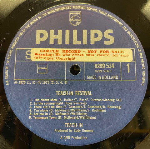 Teach-In : Festival (LP, Album)