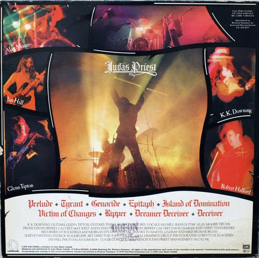 Judas Priest : Sad Wings Of Destiny (LP, Album, RE, Whi)