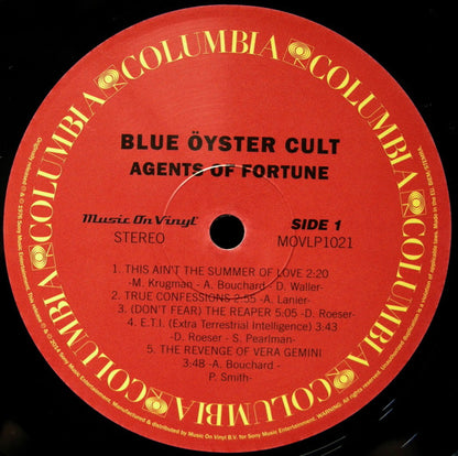 Blue Öyster Cult : Agents Of Fortune (LP, Album, RE, 180)