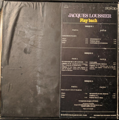 Jacques Loussier : Play Bach (3xLP + Box, Comp)