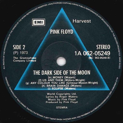 Pink Floyd : The Dark Side Of The Moon (LP, Album, RE, Gat)