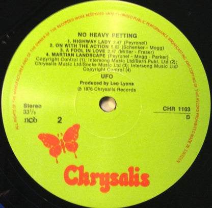 UFO (5) : No Heavy Petting (LP, Album)