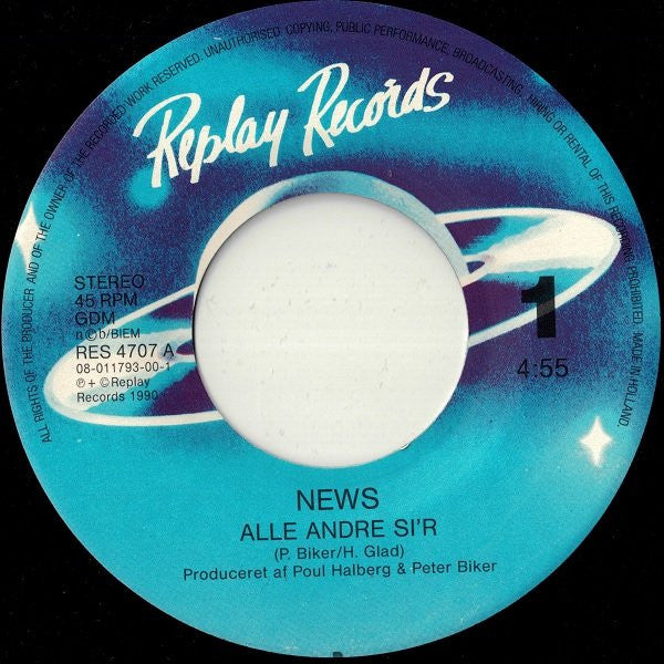 News : Alle Andre Si'r (7", Single)