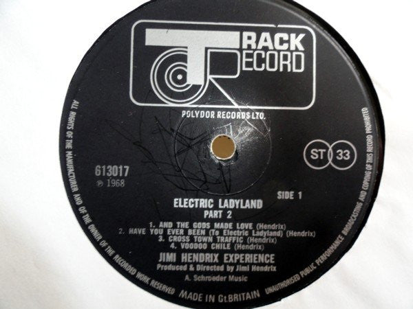 The Jimi Hendrix Experience : Electric Ladyland Part 2 (LP, Album)