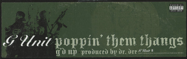 G-Unit : Poppin' Them Thangs / G'd Up (12", Promo)