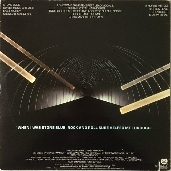 Foghat : Stone Blue (LP, Album, Win)