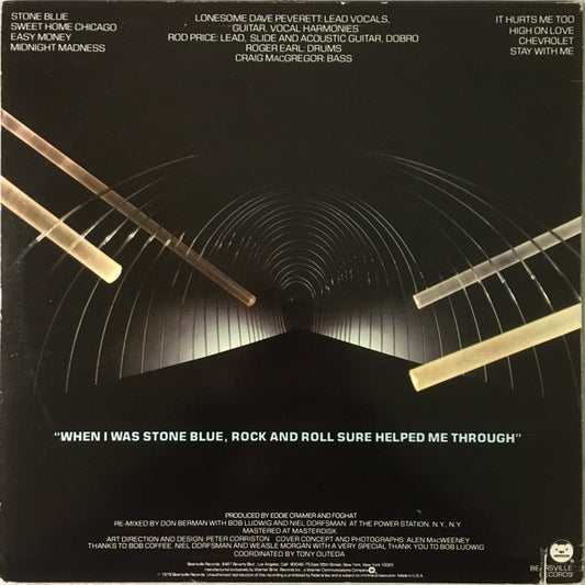 Foghat : Stone Blue (LP, Album, Win)