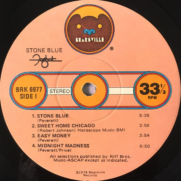 Foghat : Stone Blue (LP, Album, Win)