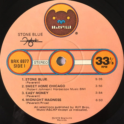 Foghat : Stone Blue (LP, Album, Win)