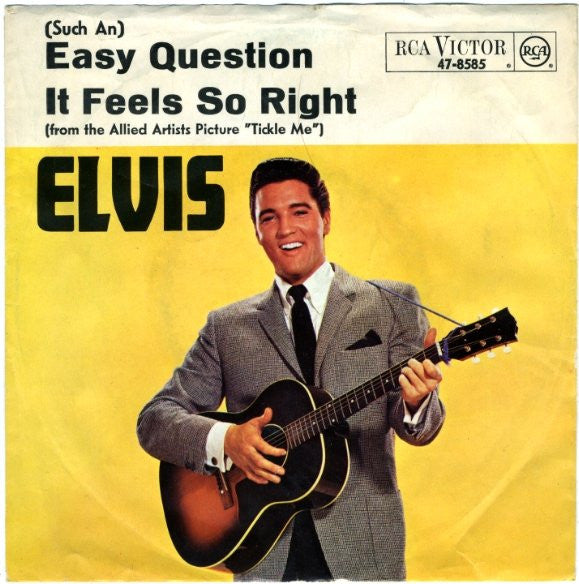 Elvis* : (Such An) Easy Question / It Feels So Right (7", Single, Dev)