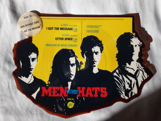 Men Without Hats / Yes : I Got The Message / Our Song (7", Shape, MP, Pic)