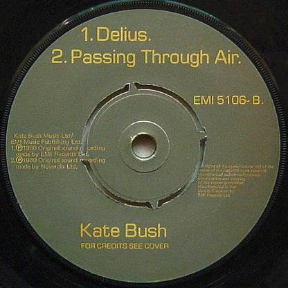 Kate Bush : Army Dreamers (7", Single, Bla)