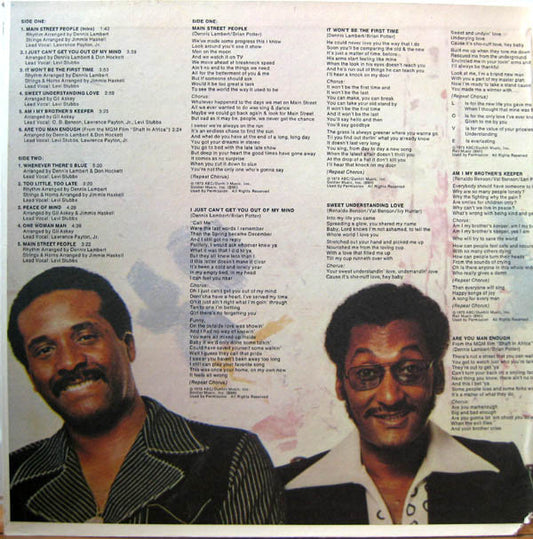 Four Tops : Main Street People (LP, Album, Gat)