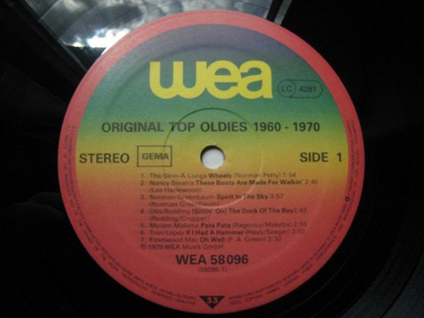 Various : Original Top Oldies 1960-70 (LP, Comp)