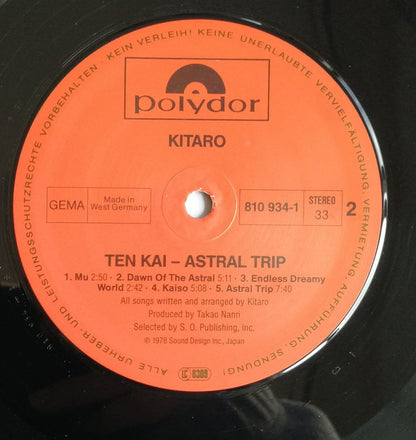 Kitaro : 天界 ”Ten Kai„ Astral Trip (LP, Album, RE)