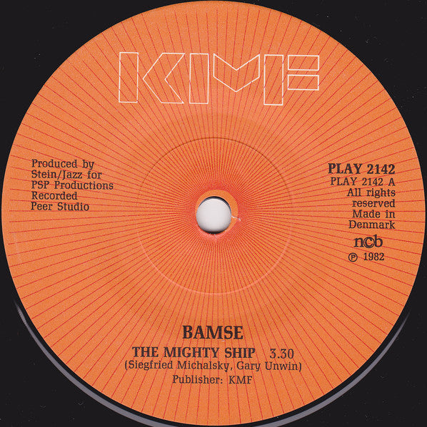 Flemming "Bamse" Jørgensen : The Mighty Ship/The Tree (7", Single)