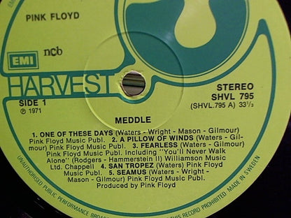 Pink Floyd : Meddle (LP, Album)