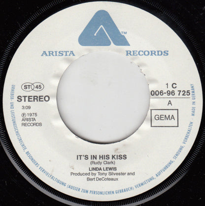 Linda Lewis : It's In His Kiss (7", Single)