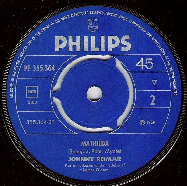 Johnny Reimar : Du Burde Købe Dig En Tyrolerhat (7", Mono, Pus)