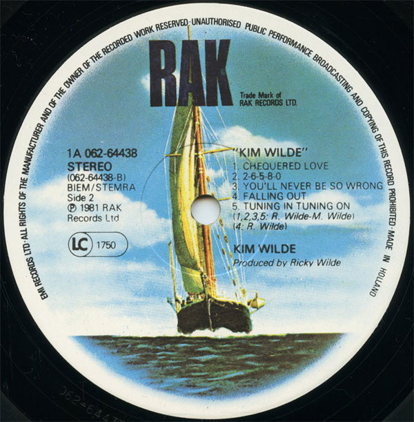 Kim Wilde : Kim Wilde (LP, Album)