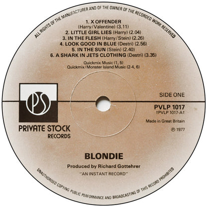 Blondie : Blondie (LP, Album)
