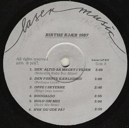 Birthe Kjær : 1987 (LP, Album)