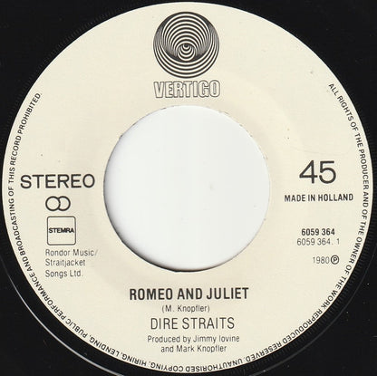 Dire Straits : Romeo And Juliet (7", Single)