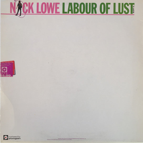 Nick Lowe : Labour Of Lust (LP, Album)
