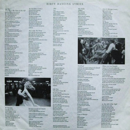 Various : Dirty Dancing (Original Soundtrack From The Vestron Motion Picture) (LP, Album, Comp, RP)