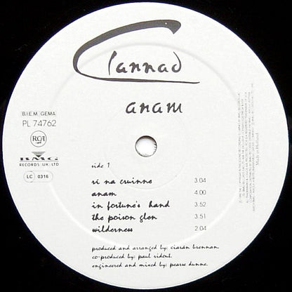 Clannad : Anam (LP, Album)