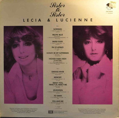 Lecia & Lucienne : Sister To Sister (LP, Album)
