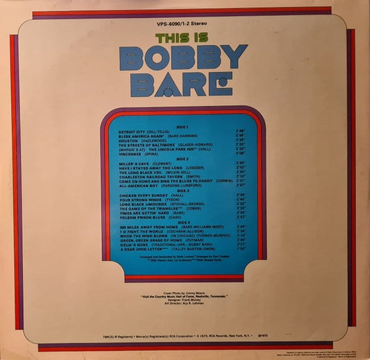 Bobby Bare : This Is Bobby  Bare (2xLP, Comp)