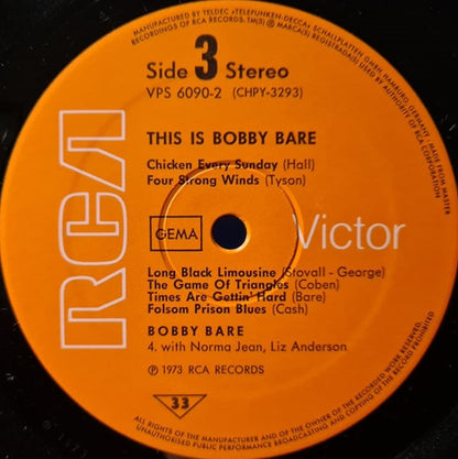 Bobby Bare : This Is Bobby  Bare (2xLP, Comp)