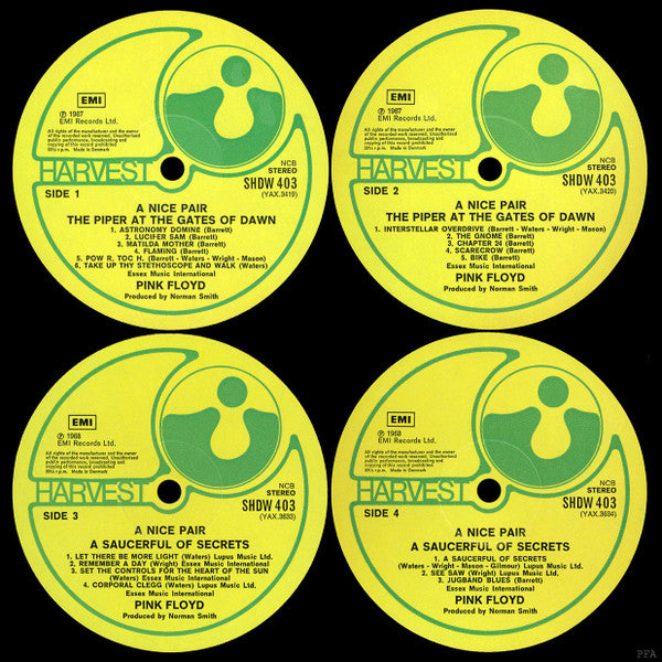 Pink Floyd : A Nice Pair (2xLP, Comp, Pha)