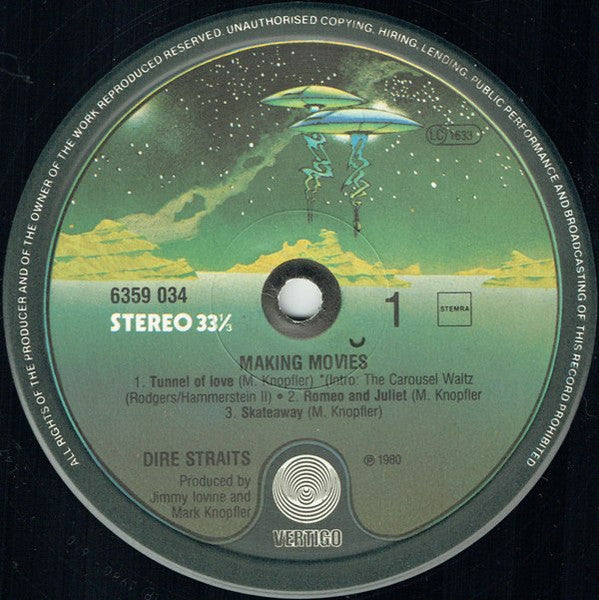 Dire Straits : Making Movies (LP, Album, PRS)