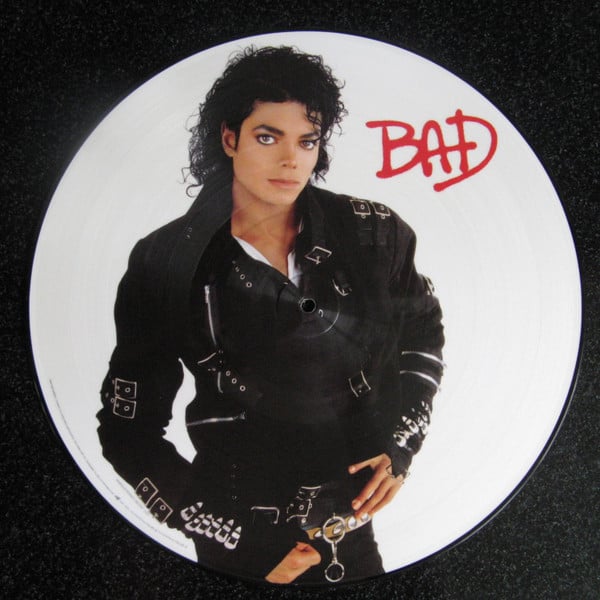 Michael Jackson : Bad (LP, Album, Pic, Promo)