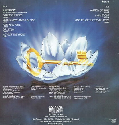 Helloween : Keeper Of The Seven Keys - Part II (LP, Album, Gat)