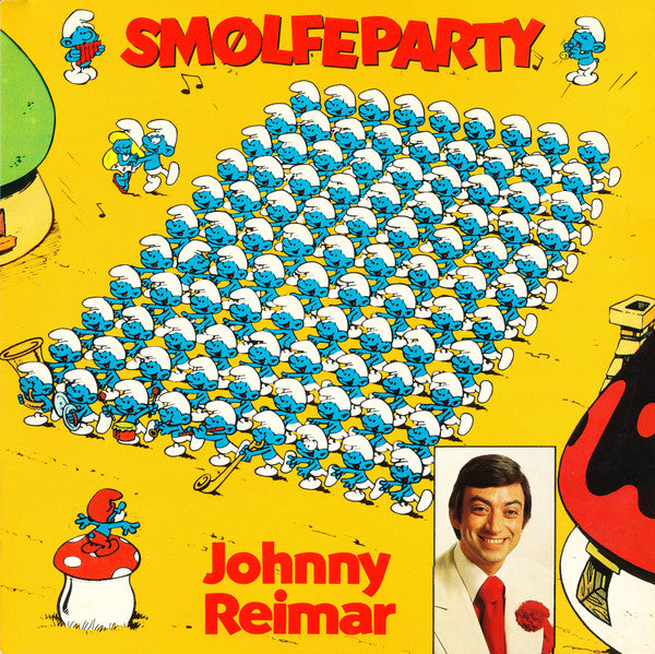 Johnny Reimar og The Smurfs (2) : Smølfeparty (LP, Album)