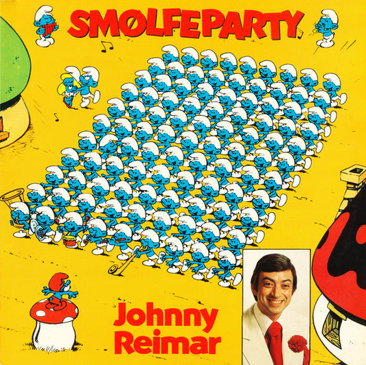 Johnny Reimar og The Smurfs (2) : Smølfeparty (LP, Album)