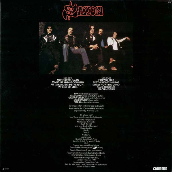 Saxon : Wheels Of Steel (LP, Album)