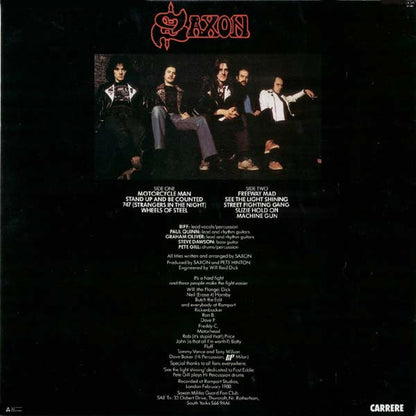 Saxon : Wheels Of Steel (LP, Album)
