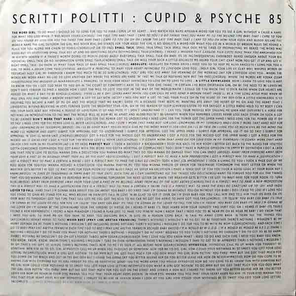 Scritti Politti : Cupid & Psyche 85 (LP, Album, Emb)