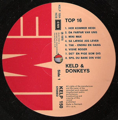 Keld & The Donkeys : Top 16 (LP)