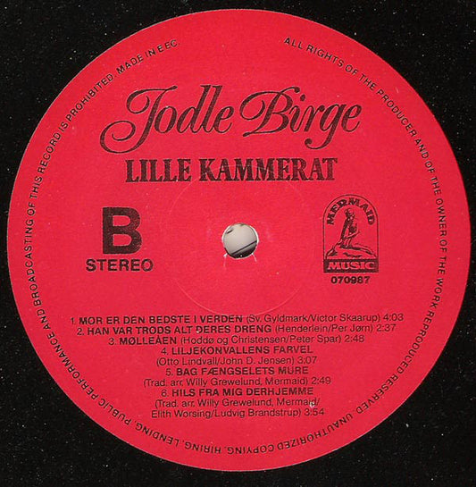 Jodle Birge : Lille Kammerat (LP, Album)