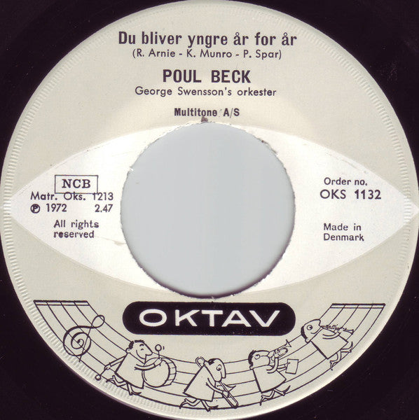 Poul Beck : Pigen På Sicilien (Fra Filmen "The Godfather") / Du Bliver Yngre År For År (7")