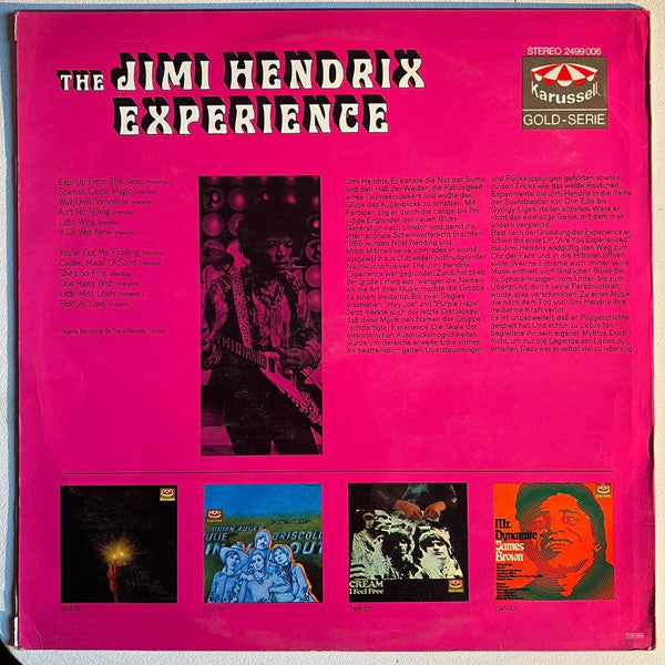 The Jimi Hendrix Experience : The Jimi Hendrix Experience (LP, Album, RE)