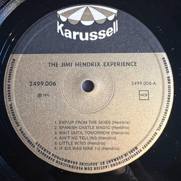 The Jimi Hendrix Experience : The Jimi Hendrix Experience (LP, Album, RE)