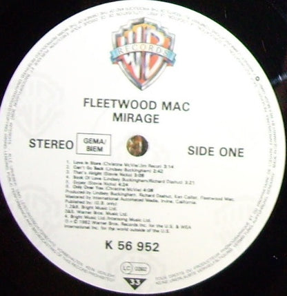 Fleetwood Mac : Mirage (LP, Album, RE)