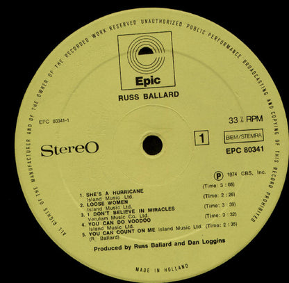 Russ Ballard : Russ Ballard (LP)
